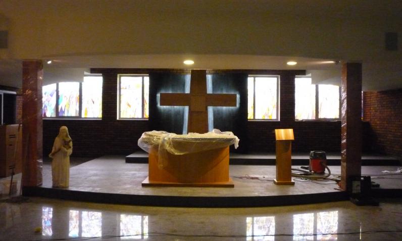 projekt ołtarza w Opolu realizacja