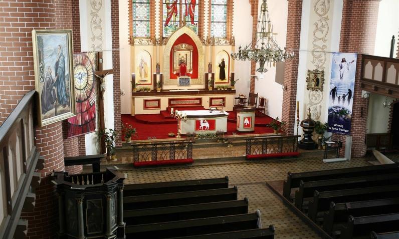 projekt wnętrz sakralnych